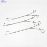 Instrumenty do klatki piersiowej Pęsety owalne 6 mm Torakoskopia Trójkątne kleszcze limfatyczne